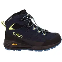 CMP Kid's Vertyx Mid Trekking Shoes WP Scarpe da trekking Bambini (34, nero/blu)