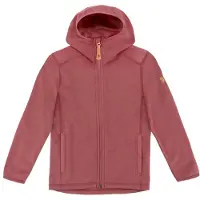 Fjällräven Kid's Keb Fleece Hoodie Giacca di lana Bambini (128, rosso)