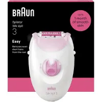 Braun Silk-épil 3 3-000 Pink Corded Epilator