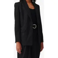 Iro Paris Mokam Jacket Shiny Black Taglia: 34 | Blazers Outlet | Donna | Nero