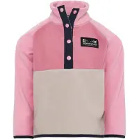 Didriksons Kid's Monte Half Buttoned 5 Pullover in pile Bambini (80, fuchsia)
