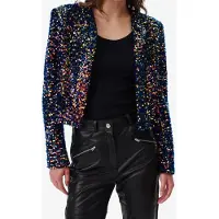 Iro Paris Daphne Jacket Shiny Blue Multico Taglia: 38 | Giacche Outlet | Donna | Blu