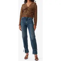 Iro Paris Troy Trouser Authentic Blue Denim Taglia: 25 | Jeans straight fit Outlet | Donna | Blu