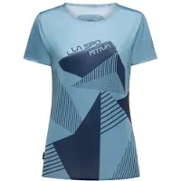 La Sportiva Women's Comp T-Shirt Maglia funzionale Donna (XS, blu)