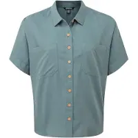 Sherpa Women's Palmo S/S Shirt Camicetta Donna (S, turchese)