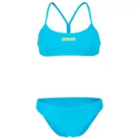 Arena Women's Bikini Bandeau Solid Bikini Donna (42, blu)