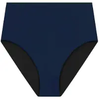 Mymarini Women's Highwaist Shorts Parte inferiore bikini Donna (L, blu)