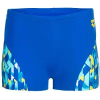 Arena Boy's Print Swim Short Pantaloncino da bagno Bambini (164, blu)
