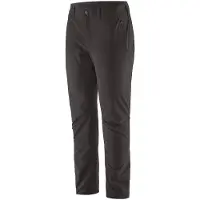 Patagonia Women's Terravia Trail Pants Pantaloni da trekking Donna (36 - Short, grigio/nero)