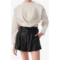 Iro Paris Joana Top Ecru Taglia: 38 | Maglie a manica lunga Outlet | Donna | Marrone