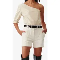 Iro Paris Ameda Top Ecru Taglia: 36 | Magliette intime Outlet | Donna | Marrone