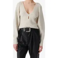 Iro Paris Adsila Pullover Ecru/white Taglia: XS | Maglioni a maglia Outlet | Donna | Marrone