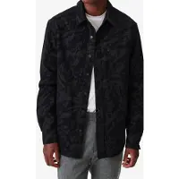 Iro Paris Kopino Shirt Black/black Leopard Taglia: S | Camicie Casual Outlet | Uomo | Nero