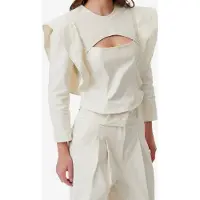 Iro Paris Firma Top Ecru Taglia: 36 | Maglie a manica lunga Outlet | Donna | Marrone