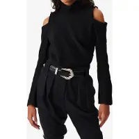 Iro Paris Iwa Top Black Taglia: 40 | Maglie a manica lunga Outlet | Donna | Nero
