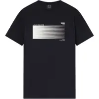 Armani Exchange per uomo. XM002520AF10334UB101 Maglietta con stampa blu (XXL), Casual, Cotone, Manica corta