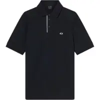 Armani Exchange per uomo. XM002067AF10366UB101 Polo nera (XS), Nero, Casual, Cotone, Manica corta