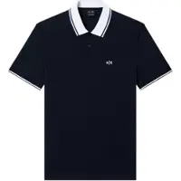 Armani Exchange per uomo. XM002350AF10366UB101 Polo slim fit blu navy (S), Casual, Verde, Cotone, Manica corta