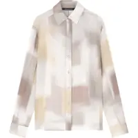 Armani Exchange per donna. XW001966AF21554F1060 Camicia con stampa multicolore Horizon (S), Casual, Viscosa, Manica corta