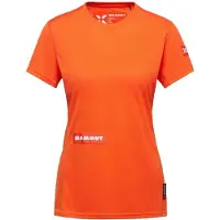 Mammut Women's Eiger Nordwand First Layer T-Shirt Maglia funzionale Donna (XL, arancione/rosso)