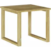 vidaXL Tavolino in legno di pino trattato, 40 x 40 x 36 cm