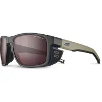 Julbo Shield Spectron HD Polarized S3 Occhiali da ghiacciaio (L, grigio)