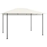 Syfax Gazebo 384x281x270 cm Crema 180 g/m²