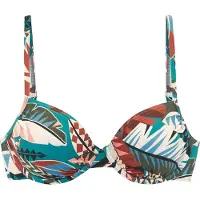 Buffalo Top per bikini blu chiaro / oliva / rosso scuro / bianco