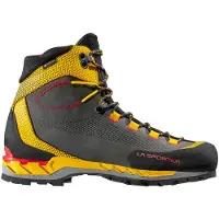 La Sportiva - Scarpe da alpinismo in GORE-TEX - Trango Tech Leather GTX Black/Yellow per Uomo - Taglia 45 - Nero
