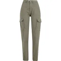 Urban Classics Cotton Twill Utility Pants Palegreen Taglia: 26 | Pantaloni da completo Outlet | Donna | Verde