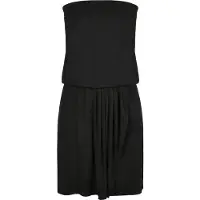 Urban Classics Ladies Viscose Short Bandeau Dress Black Taglia: M | Abiti Mini Outlet | Donna | Nero