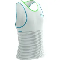 Compressport Pro Racing Singlet Maglia da corsa Uomo (XL, grigio)