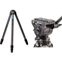 Leofoto Ranger LS-323C Treppiede in fibra di carbonio con testa video BV-10