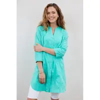 DIDI Tunic Palm In Electric Green Taglia: 42 | Maglie a manica lunga Outlet | Donna | Verde