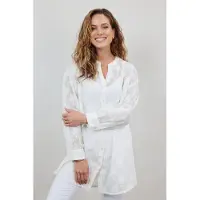 DIDI Tunic Palm Jacquard In Snow White Taglia: 36 | Maglie a manica lunga Outlet | Donna | Bianco