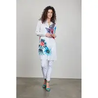 DIDI Tunic Floral In Offwhite With Floral Medley Panel Taglia: 34 | Maglie a manica lunga Outlet | Donna | Bianco