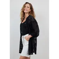 DIDI Tunic Palm Jacquard In Black Taglia: 36 | Sovracamicie Outlet | Donna | Nero
