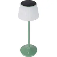 Näve LED solare da tavolo Emmi CCT caricabile, verde