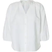 Selected Camicia Con Maniche A 3/4 Donne Bianco 36