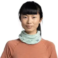 Buff Merino Lightweight Sciarpa (One Size, grigio)