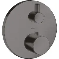 Axor hansgrohe Uno² Thermostat Uno² encastré avec robinet d'arrßªt et inverseur, 2 consommateurs, 38720340, 38720340