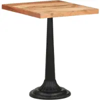 Syfax Tavolo da Bistrot 60x60x76 cm in Legno Massello di Acacia