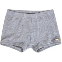 Joha Kid's Boxershorts Basic Intimo lana merinos Bambini (110, grigio)