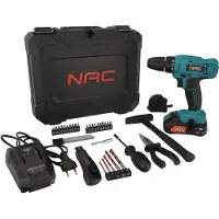 Nac Avvitatore 20V 1X2.0Ah con kit di utensili