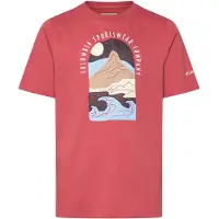 Columbia Kid's Valley Creek II S/S Graphic Shirt T-shirt Bambini (XL, rosso)