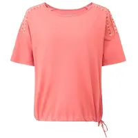 Sherpa Women's Kalindi Top T-shirt Donna (M, rosso)