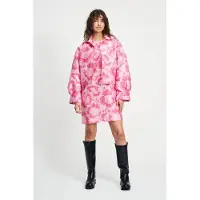 Pom Amsterdam Jacket - Floral Jacquard Raspberry Pink Taglia: 38 | Giacche corte Outlet | Donna | Rosa