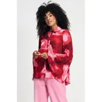Pom Amsterdam Blouse - Summer Bliss Red Taglia: 36 | Maglie a manica lunga Outlet | Donna | Rosso