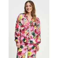 Pom Amsterdam Blouse - Satin Love Bouquet Multi Colour Taglia: 34 | Maglie a manica lunga Outlet | Donna