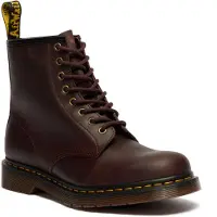 Dr. Martens unisex. 11822609 Stivali in pelle bordeaux Crazy Horse 1460 (41), Basso, 1 a 3 cm, Stringhe, Casual